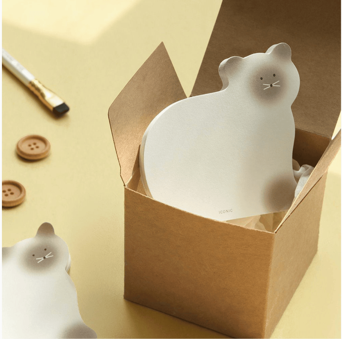K-Wonderland Stationery > MINI NOTEPADS Animal Friends Mini Memo Pad – Cat 8809887091130