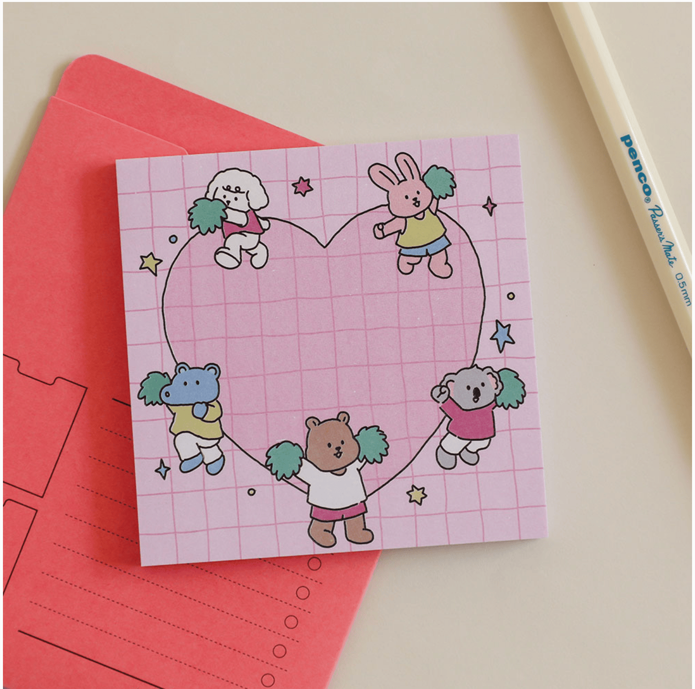 K-Wonderland Stationery > MINI NOTEPADS Dailylike My Buddy Sticky Memo Note Pad 8800256361878