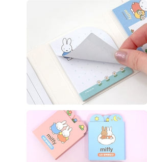 K-Wonderland Stationery > MINI NOTEPADS Miffy 6-Section Sticky Memo Pad Set 8809730789566 KW-8809730789566