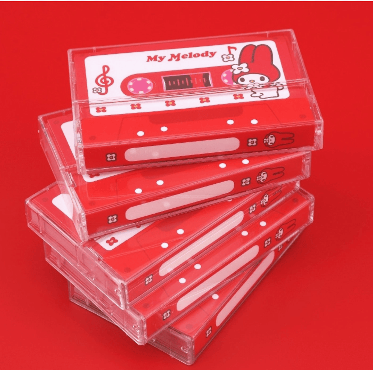 K-Wonderland Stationery > MINI NOTEPADS My Melody 50th Anniversary Cassette Tape Memo Pad 8800285662519
