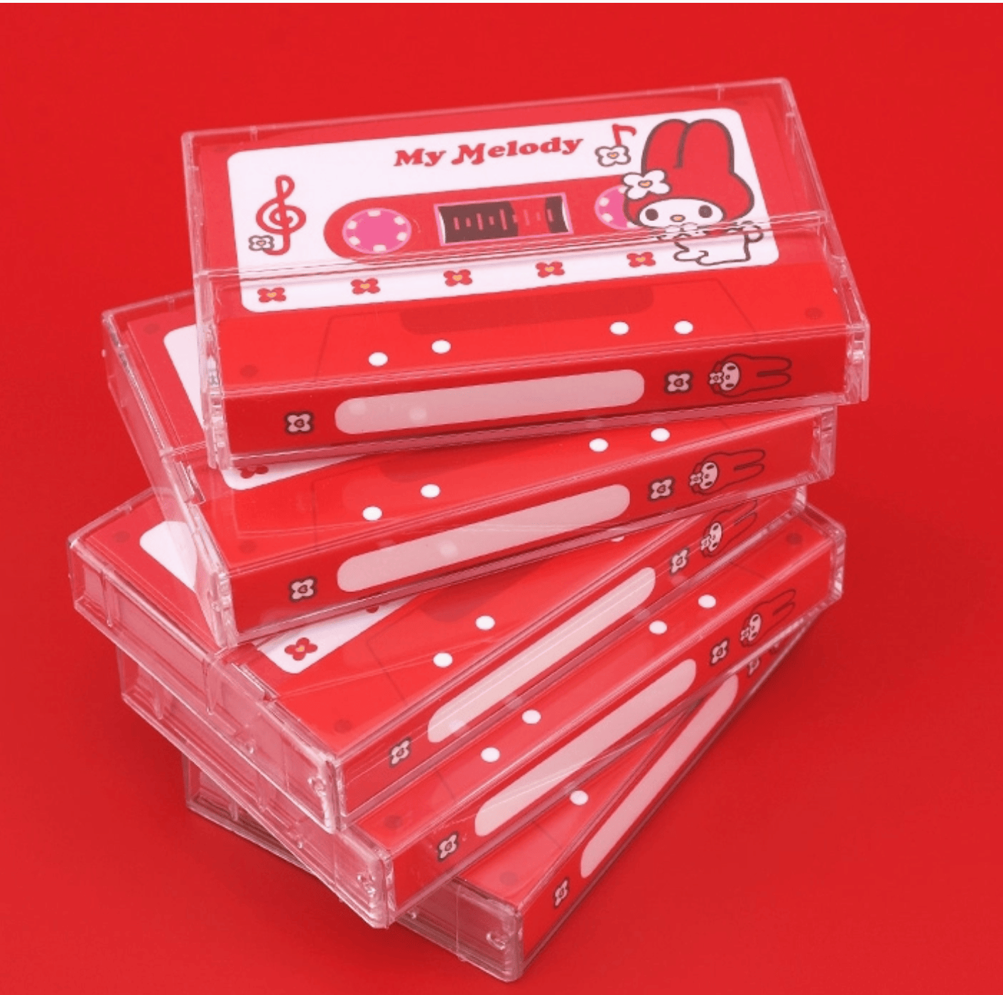K-Wonderland Stationery > MINI NOTEPADS My Melody 50th Anniversary Cassette Tape Memo Pad 8800285662519