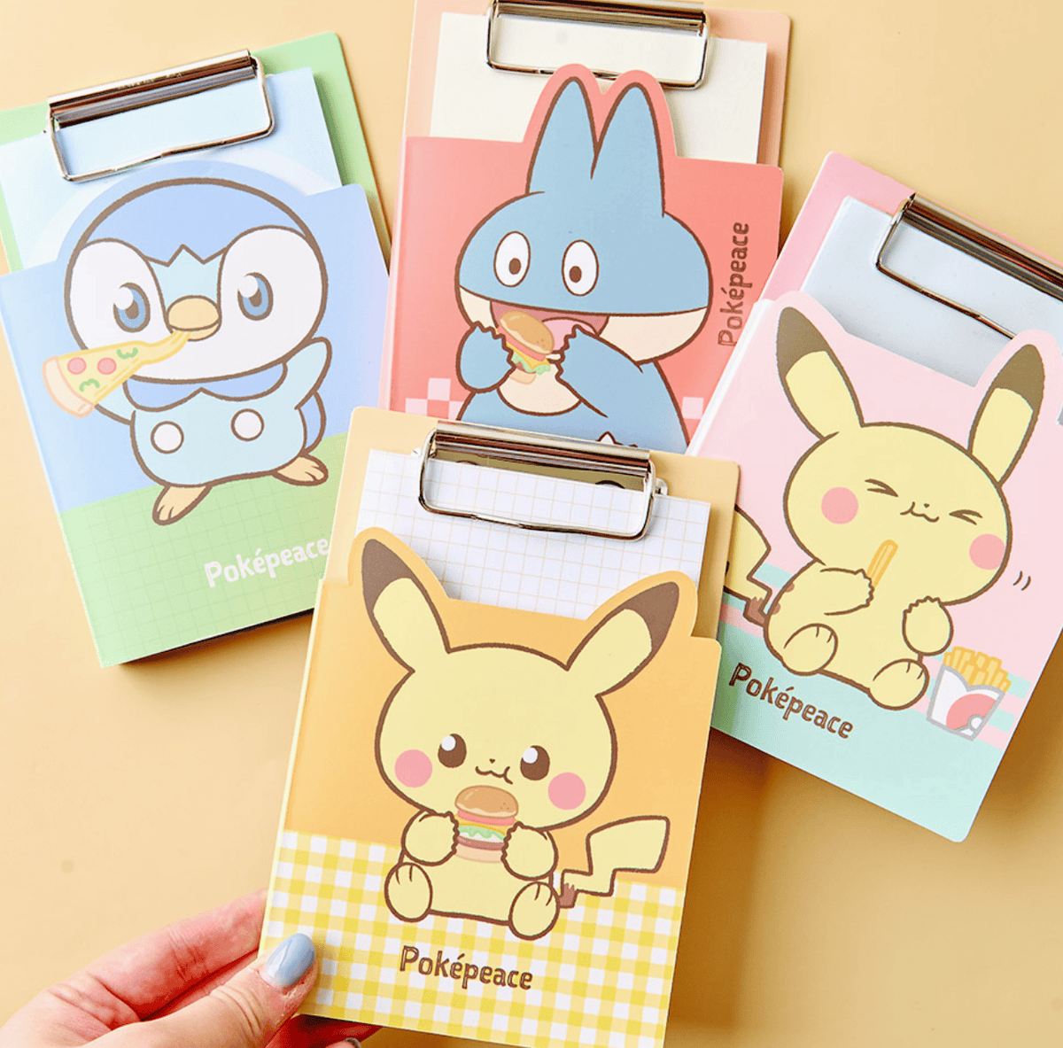 K-Wonderland Stationery > MINI NOTEPADS Pokémon Poképeace Clipboard Memo Pad 8802035132068