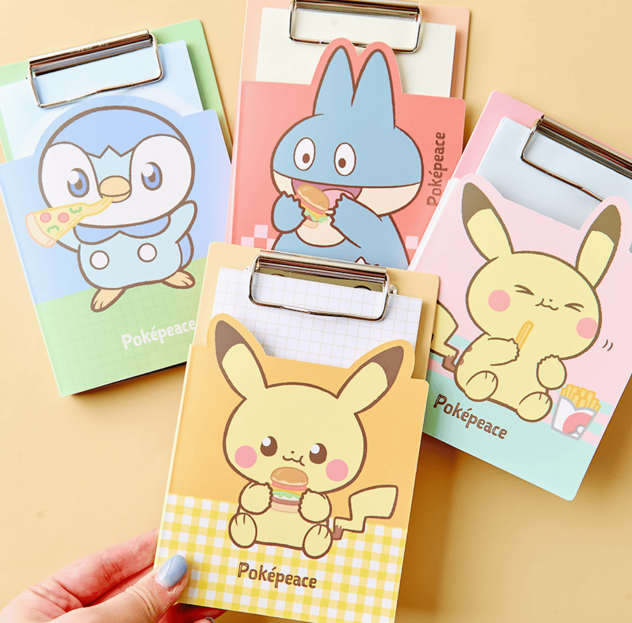 K-Wonderland Stationery > MINI NOTEPADS Pokémon Poképeace Clipboard Memo Pad 8802035132068