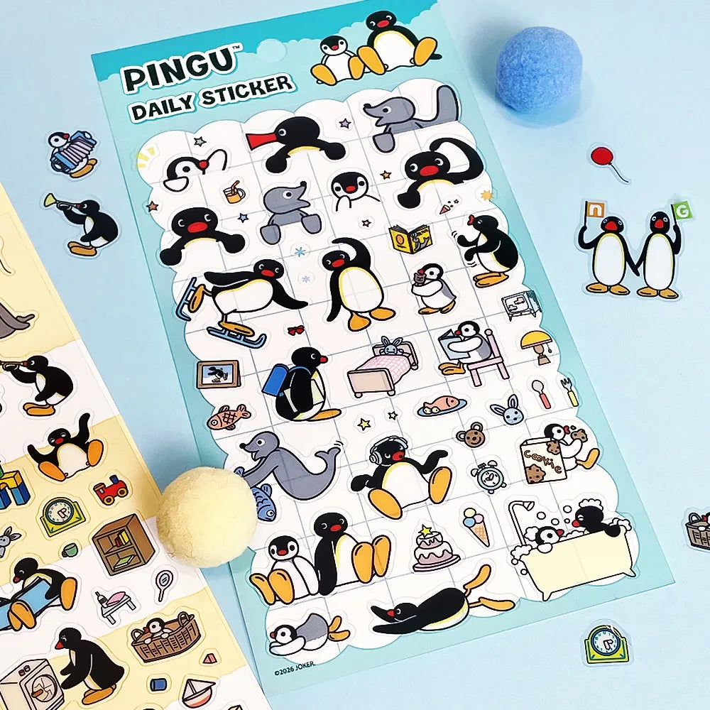K-Wonderland Stationery Pingu Sticker Pack 22980348