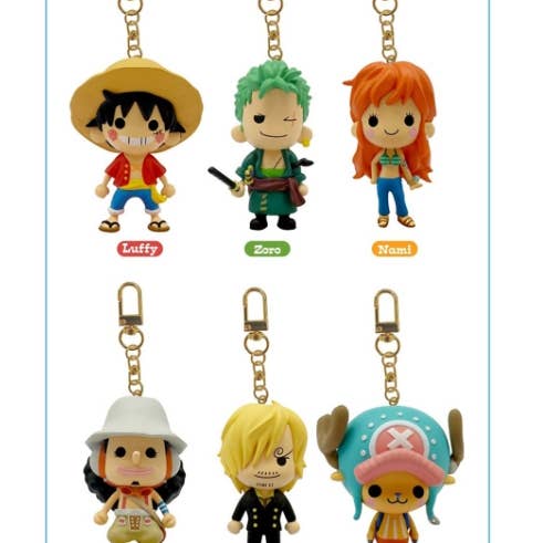 K-Wonderland Toys > Blind Boxes One Piece Figure Random Keyring Blind Box 8809632256326 KW-8809632256326