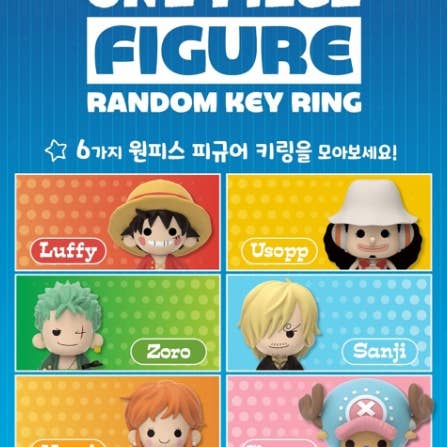 K-Wonderland Toys > Blind Boxes One Piece Figure Random Keyring Blind Box 8809632256326 KW-8809632256326