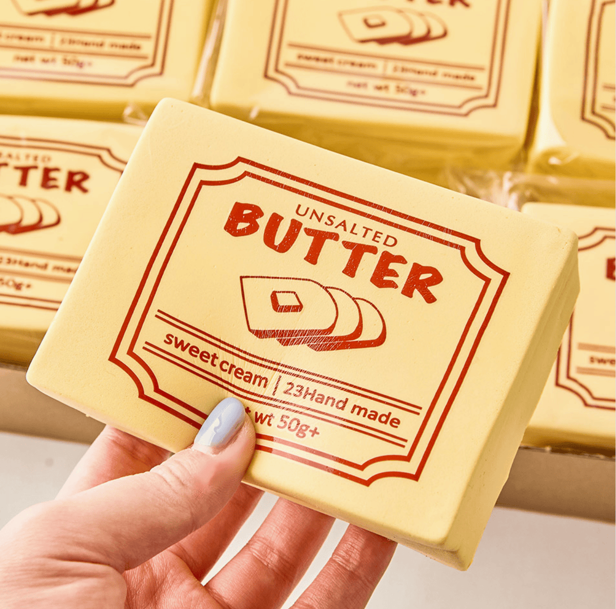 K-Wonderland Toys > Fidget Toys Big Butter Bar Squishy Stress Relief Fidget 8800346460771