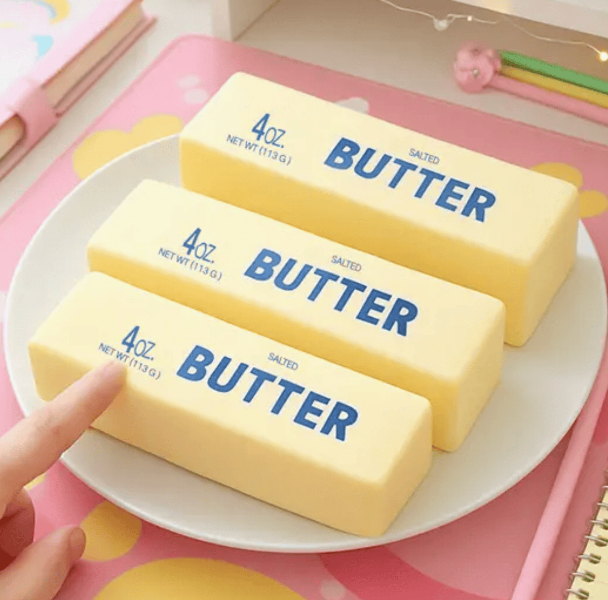 K-Wonderland Toys > Fidget Toys Butter Stress Ball – Soft & Slow-Rebound Squishy Toy 8809627023872