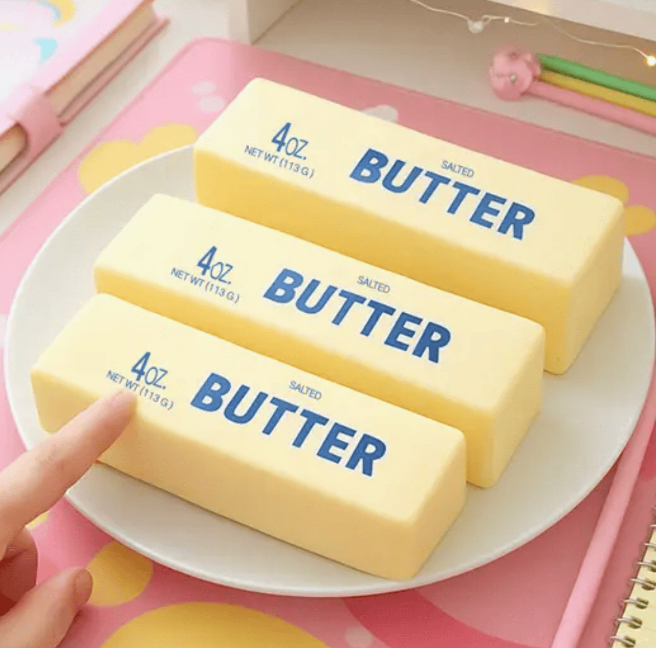 K-Wonderland Toys > Fidget Toys Butter Stress Ball – Soft & Slow-Rebound Squishy Toy 8809627023872