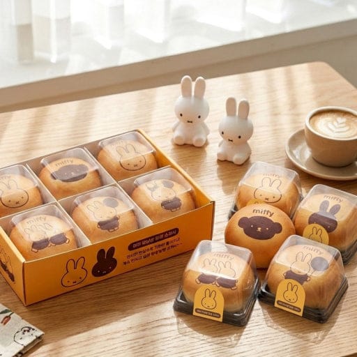 K-Wonderland Toys > Fidget Toys Miffy Viral Morning Bread Roll Soft Squishy 8809654912606 TEC223K-W