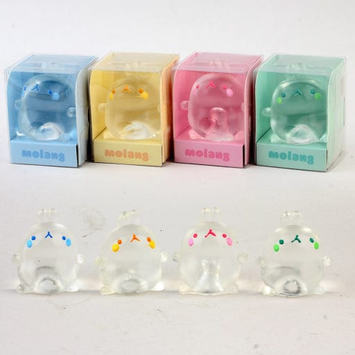 K-Wonderland Toys > Fidget Toys Molang: Squishy Figure Fidget Toy - Clear Mochi 8809627023865 TEC17K-W