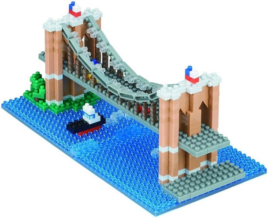 Kawada Toys nanoblock - World Famous Buildings - Brooklyn Bridge (First Version) NAN21185S NAN21185S
