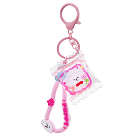Kawaii Slime Company Miscellaneous > Keychains Puppy Candy Liquid Effect Sensory Keychain Blue 810154373949 PUPCANKEY_1435_BLU