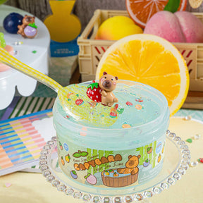 Kawaii Slime Company Toys Capybara Fruit Spa Signature Dome™ Slime 810154376865 CAFRSP_2599