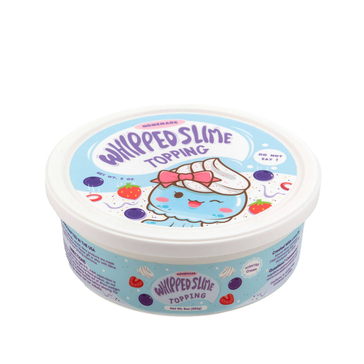Kawaii Slime Company Toys Cool & Slimey Whipped Topping 8 oz (4pcs/case) 810154370108 COOSLIWHI_4709_ZTB