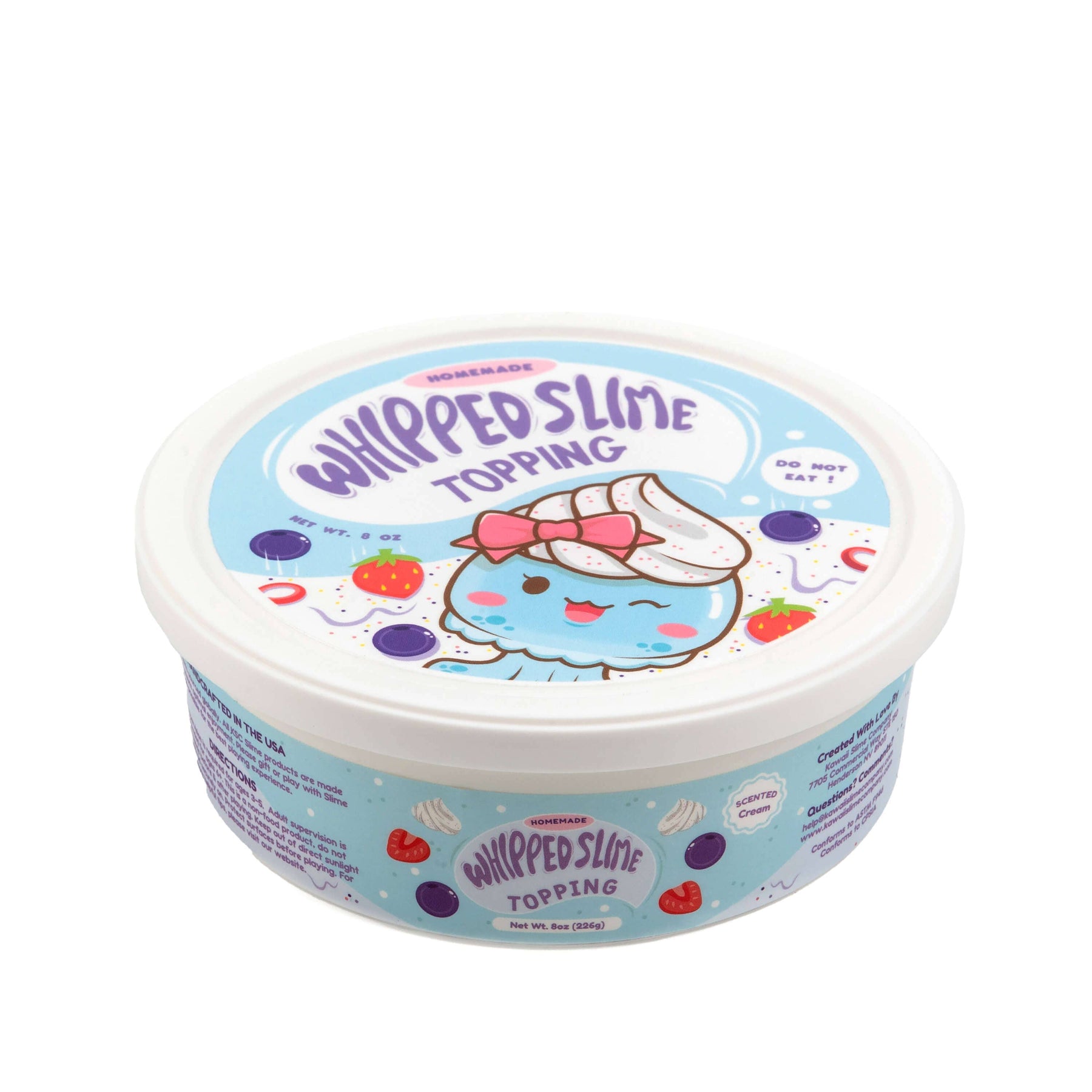 Kawaii Slime Company Toys Cool & Slimey Whipped Topping 8 oz (4pcs/case) 810154370108 COOSLIWHI_4709_ZTB