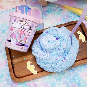 Kawaii Slime Company Toys Cotton Candy Scented Ice Cream Pint Slime (5pcs/case) 810154371112 COTCANSCE_1047