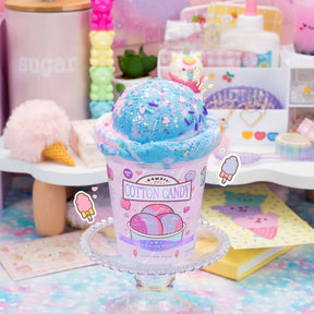 Kawaii Slime Company Toys Cotton Candy Scented Ice Cream Pint Slime (5pcs/case) 810154371112 COTCANSCE_1047