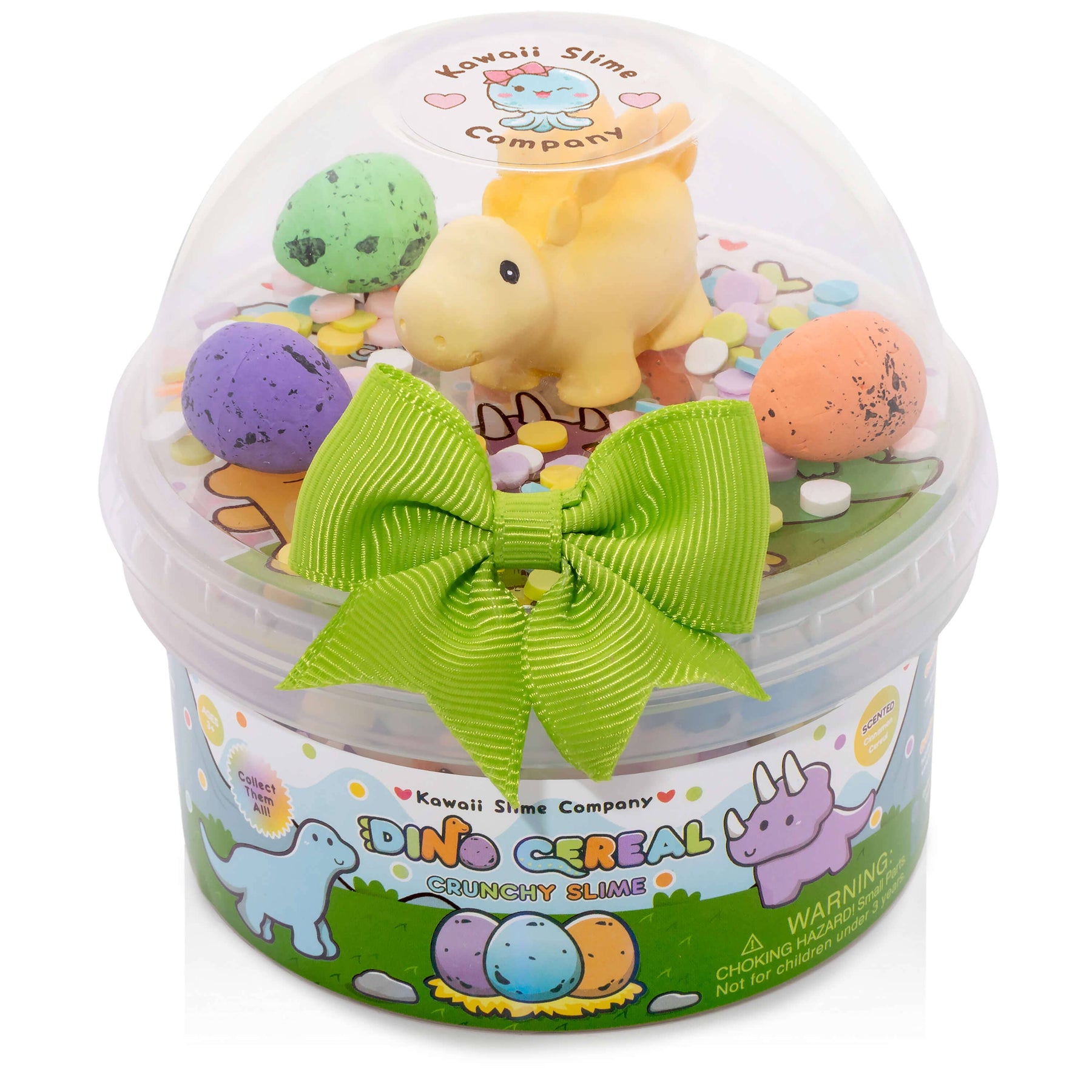Kawaii Slime Company Toys Dino Cereal Crunchy Slime 857488008697 DINCERCRU_8017