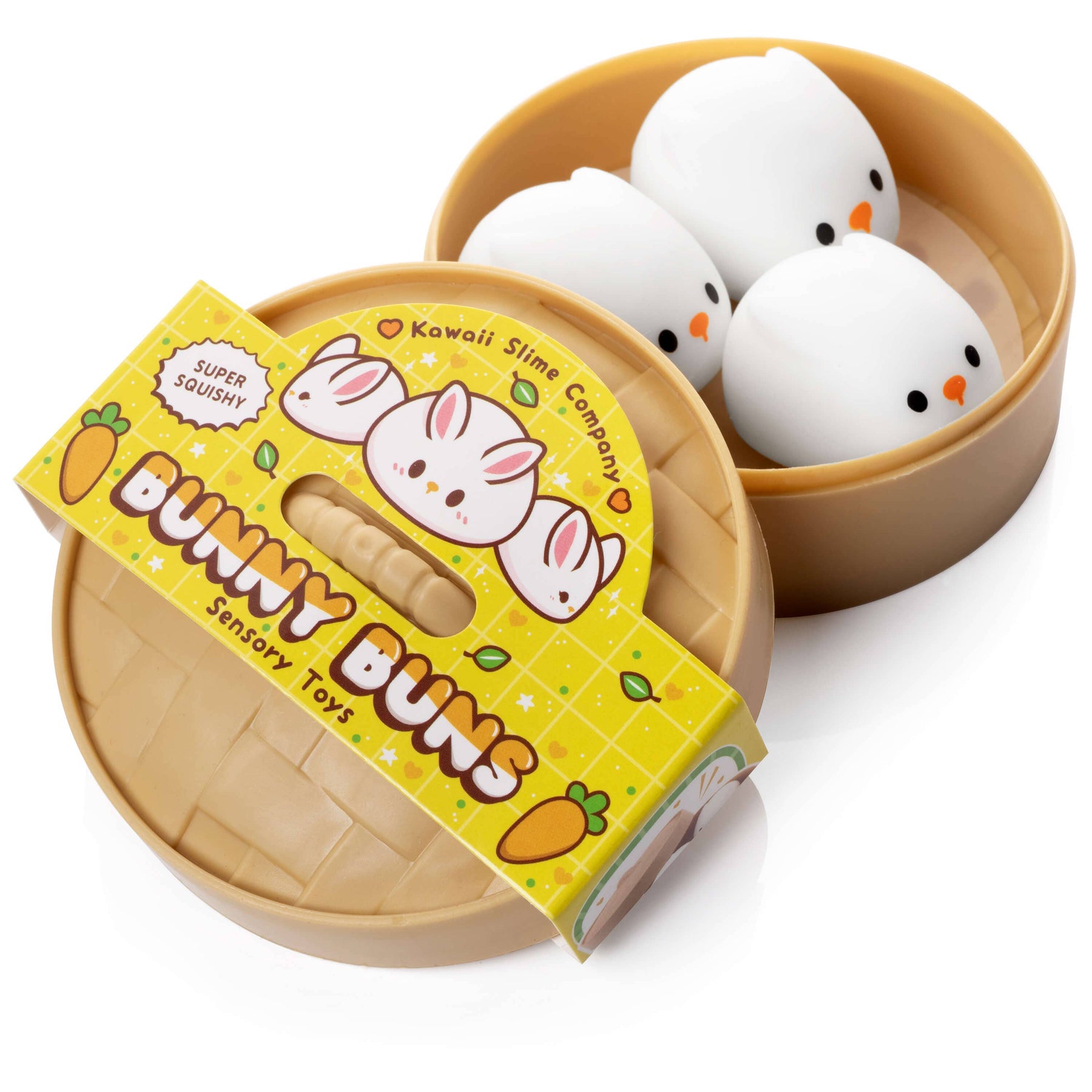 Kawaii Slime Company Toys > Fidget Toys Bunny Buns Sensory Fidget Stress Toy 857488008291 BUNBUNSEN_9025