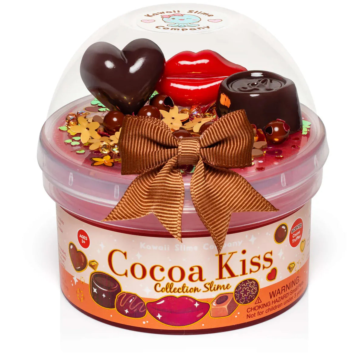 Kawaii Slime Company Toys > Fidget Toys Cocoa Kiss Collection Signature Dome™ Slime 810154377107 COKICO_2674