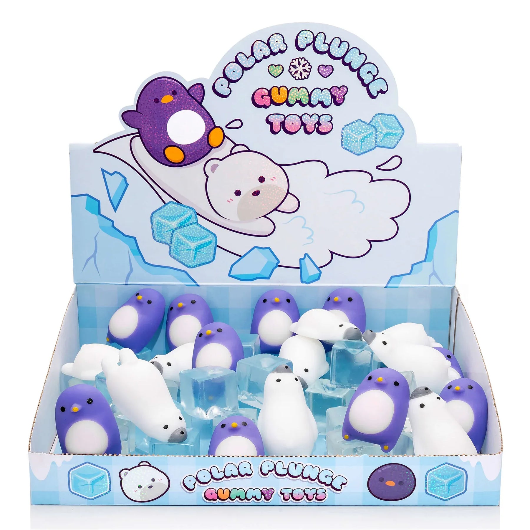 Kawaii Slime Company Toys > Fidget Toys Gummy Polar Plunge Sensory Squishy Toy - Assorted (1PC) 25160956 POLPLUGUM_9718