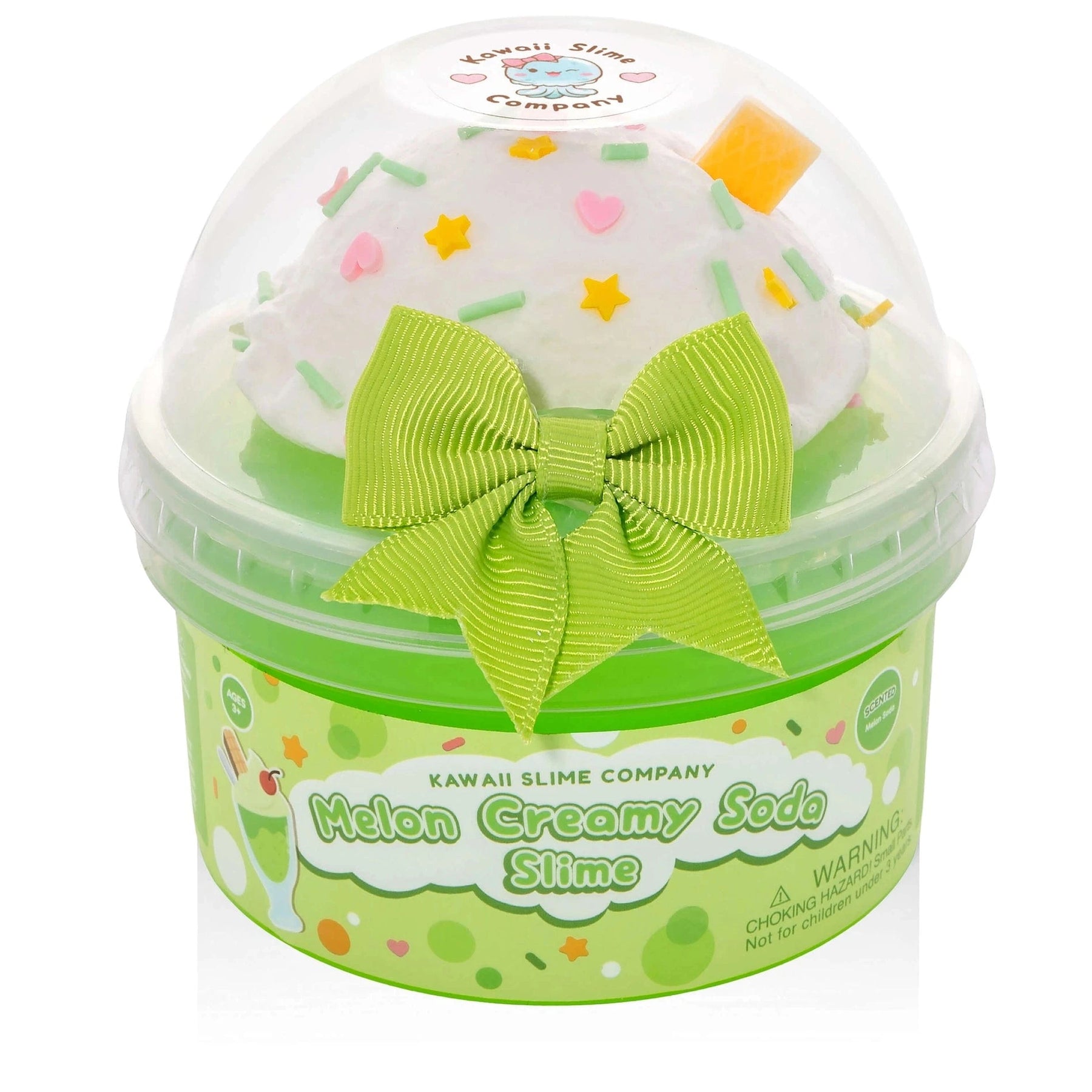 Kawaii Slime Company Toys > Fidget Toys Kawaii Slime: 2-in-1 Slime - Melon Creamy Soda 810154370689 MELCRESOD_10024