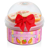 Kawaii Slime Company Toys > Fidget Toys Kawaii Slime: 2-in-1 Slime - Peanut Butter Jelly Time, Strawberry 810154370931 PEABUTJEL_8923