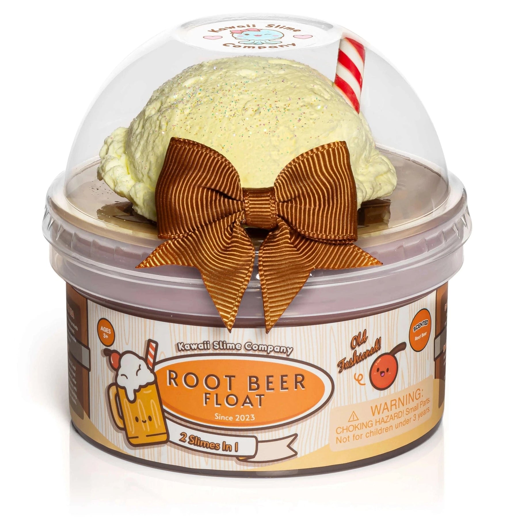 Kawaii Slime Company Toys > Fidget Toys Kawaii Slime: 2-in-1 Slime - Root Beer 810154370634 ROOBEEFLO_9221