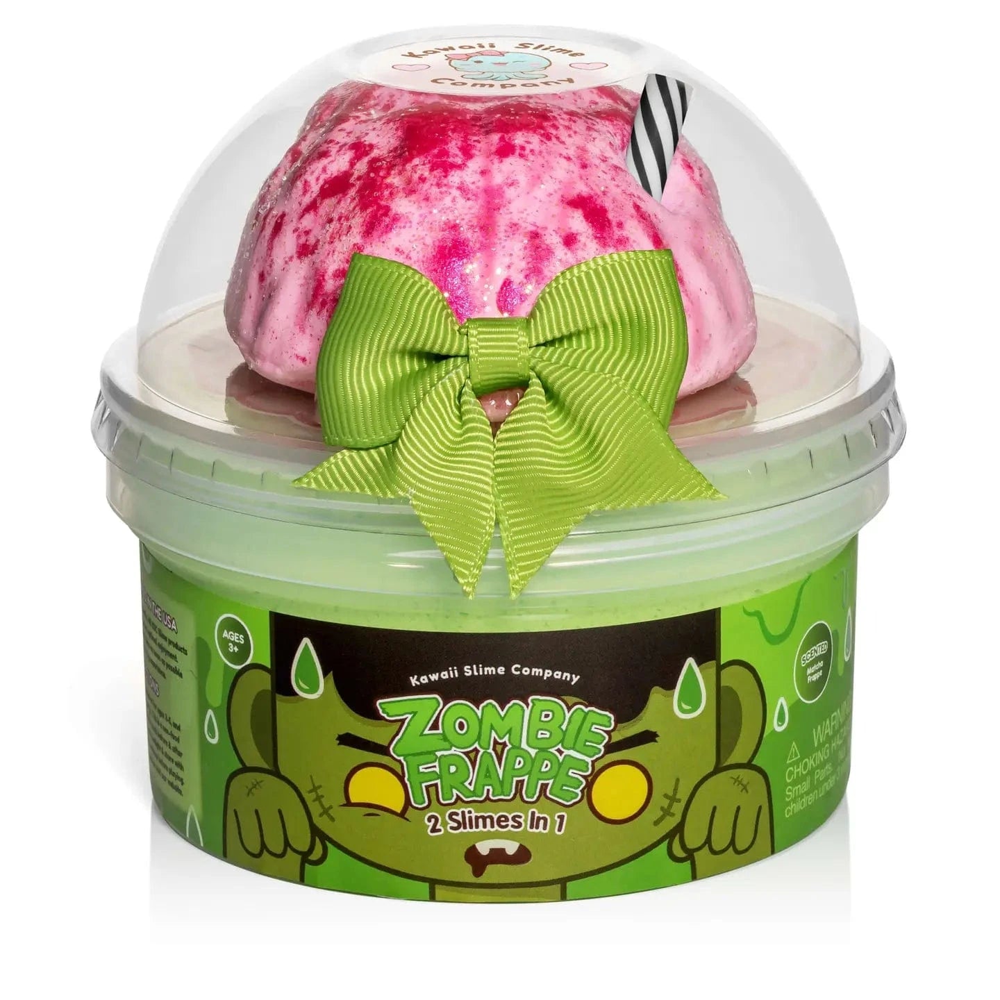 Kawaii Slime Company Toys > Fidget Toys Kawaii Slime: 2-in-1 Slime - Zombie Frappe 810154371426 ZOMFRA2_9207