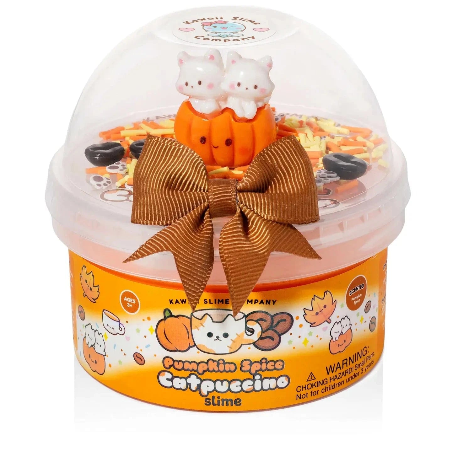 Kawaii Slime Company Toys > Fidget Toys Kawaii Slime: Butter Slime - Pumpkin Spice Catpuccino 810154371464 PUMSPICAT_10020