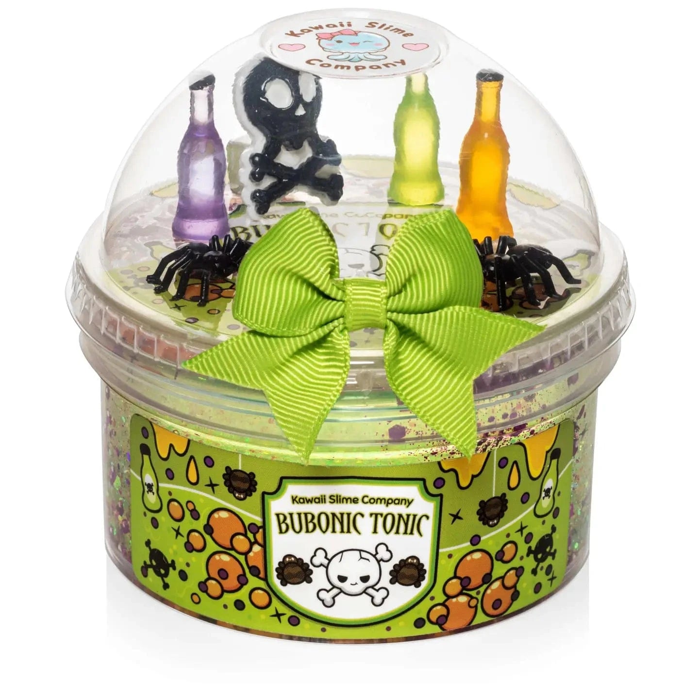 Kawaii Slime Company Toys > Fidget Toys Kawaii Slime: Clear Glitter Slime - Bubonic Tonic 857488008611 BUBTONCLE_7693