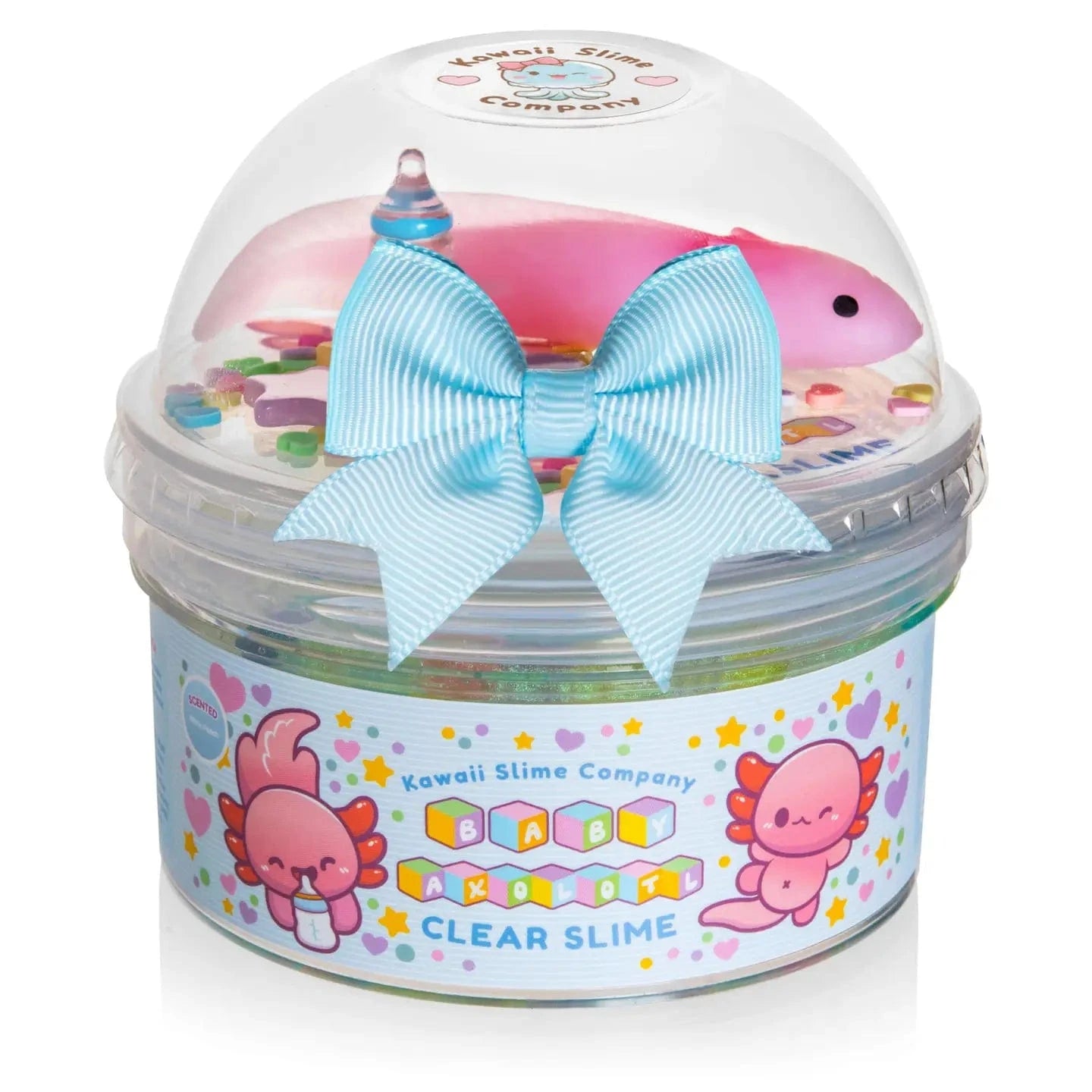 Kawaii Slime Company Toys > Fidget Toys Kawaii Slime: Clear Slime - Baby Axolotl 857488008581 BABAXOCLE_8898
