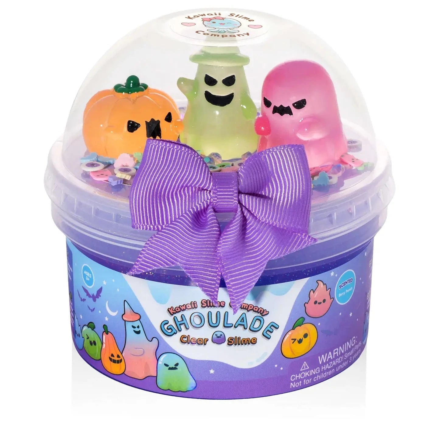 Kawaii Slime Company Toys > Fidget Toys Kawaii Slime: Clear Slime - Ghoulade 810154371389 GHOCLESLI_9852