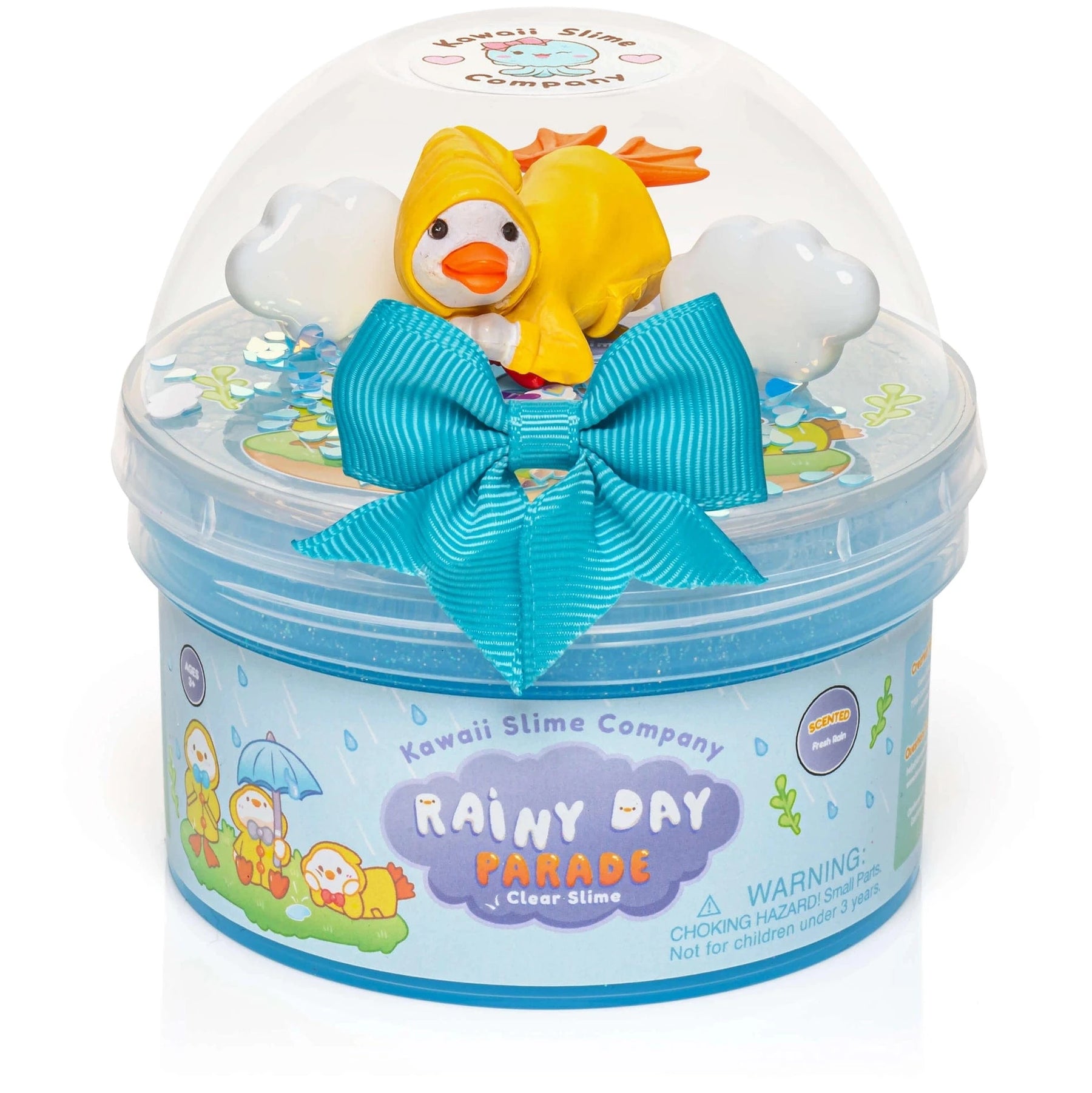 Kawaii Slime Company Toys > Fidget Toys Kawaii Slime: Clear Slime - Rainy Day Parade 810154374038 RAIDAYPAR_1470