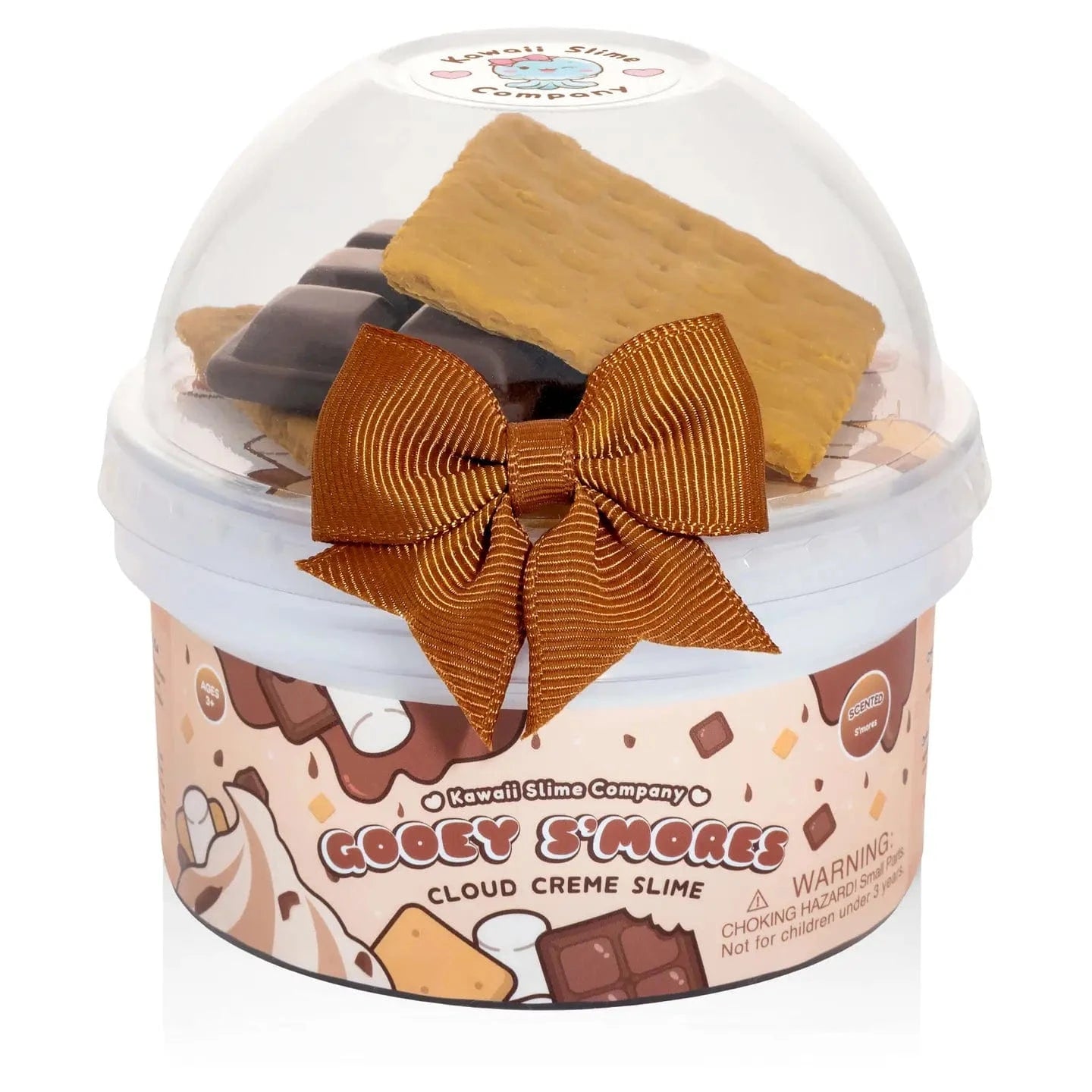 Kawaii Slime Company Toys > Fidget Toys Kawaii Slime: Cloud Creme Slime - Gooey S'mores 810154370603 GOOS'MCLO_9359