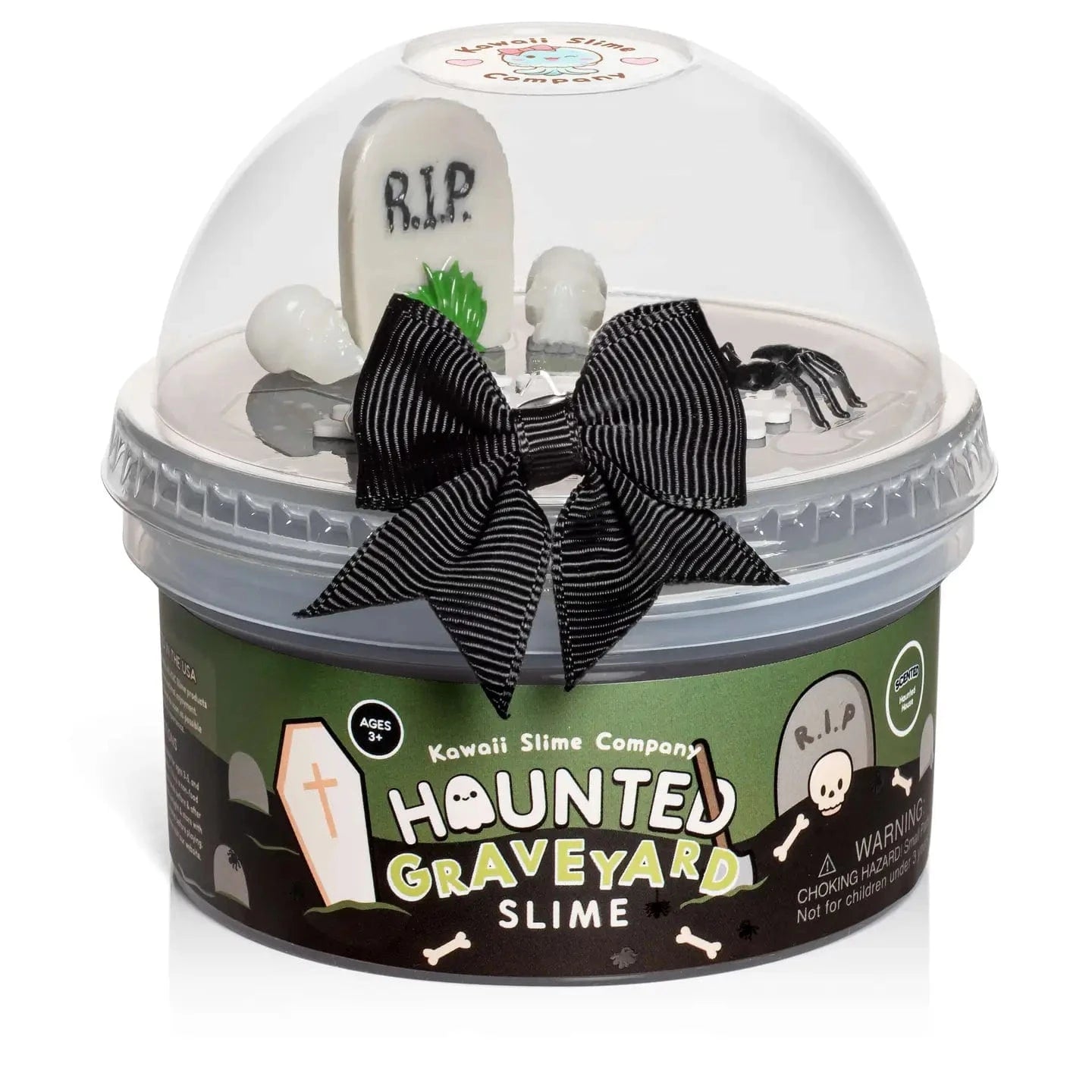 Kawaii Slime Company Toys > Fidget Toys Kawaii Slime: Cloud Creme Slime - Haunted Graveyard 857488008802 HAUGRASLI_9203