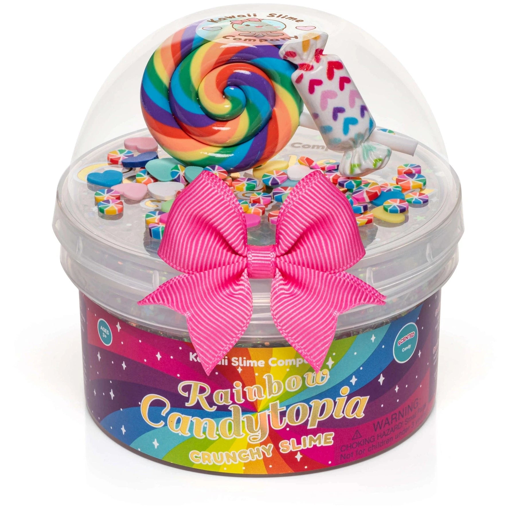 Kawaii Slime Company Toys > Fidget Toys Kawaii Slime: Crunchy Slime - Rainbow Candytopia 810154370078 RAICANCRU_9033