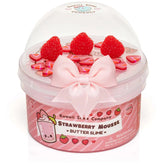 Kawaii Slime Company Toys > Fidget Toys Kawaii Slime: Fluffy Butter Slime - Strawberry Mousse 810154370948 STRMOUFLU_6087