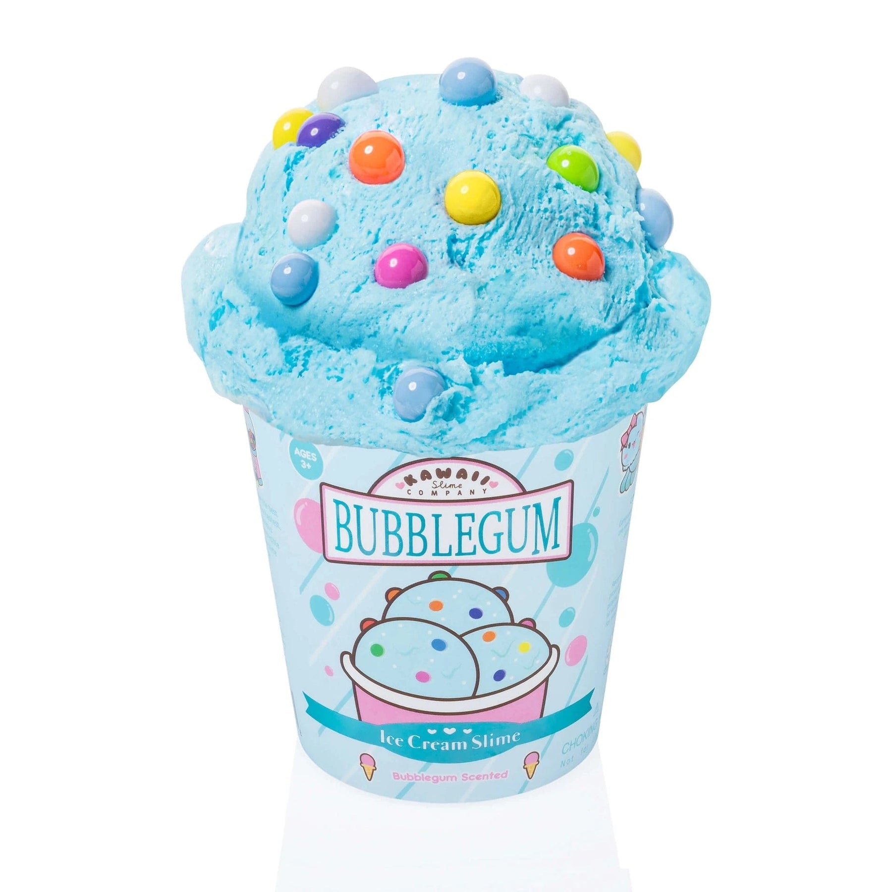 Kawaii Slime Company Toys > Fidget Toys Kawaii Slime: Ice Cream Pint Slime - Bubblegum Scented 810154371068 BUBSCEICE_1045