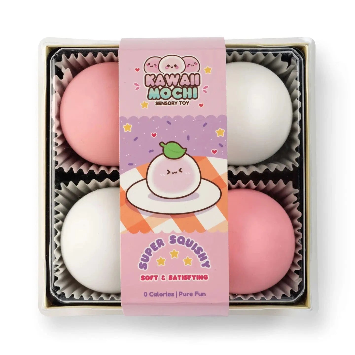 Kawaii Slime Company Toys > Fidget Toys Kawaii Slime: Sensory Fidget Toys - Kawaii Mochi 4pk 84204540 KAWMOC4_7254