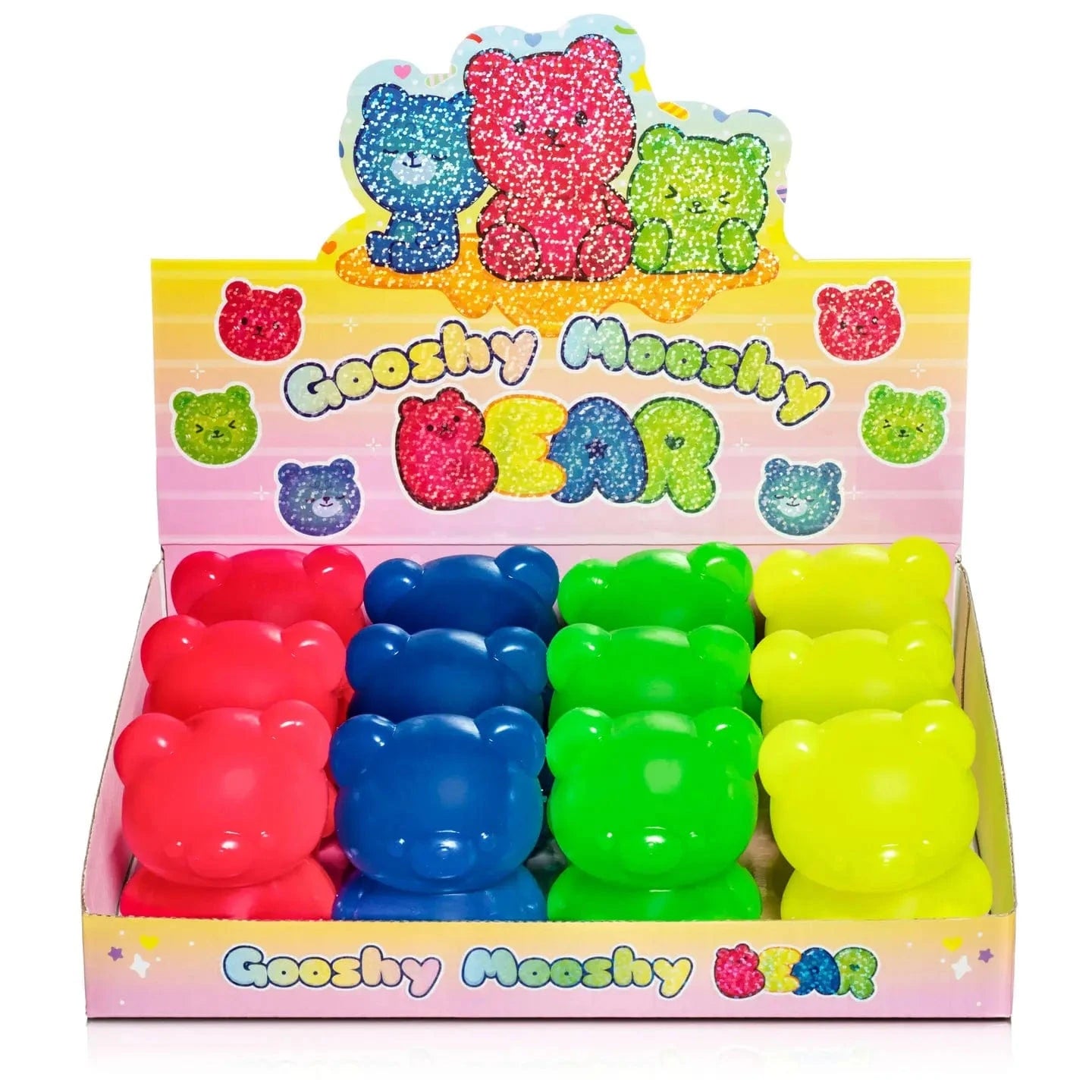 Kawaii Slime Company Toys > Fidget Toys Kawaii Slime: Sensory Squishy Toy - Gooshy Mooshy Bear 810154371471 GOOMOOBEA_10021