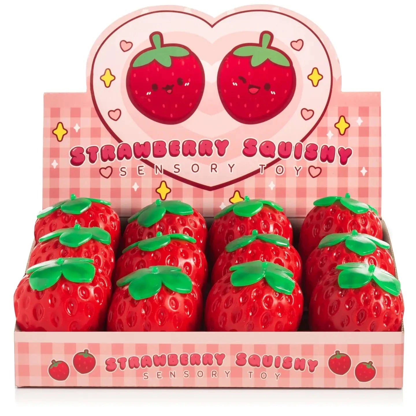 Kawaii Slime Company Toys > Fidget Toys Kawaii Slime: Sensory Squishy Toy - Strawberry 810154370511 STRSHASEN_9038