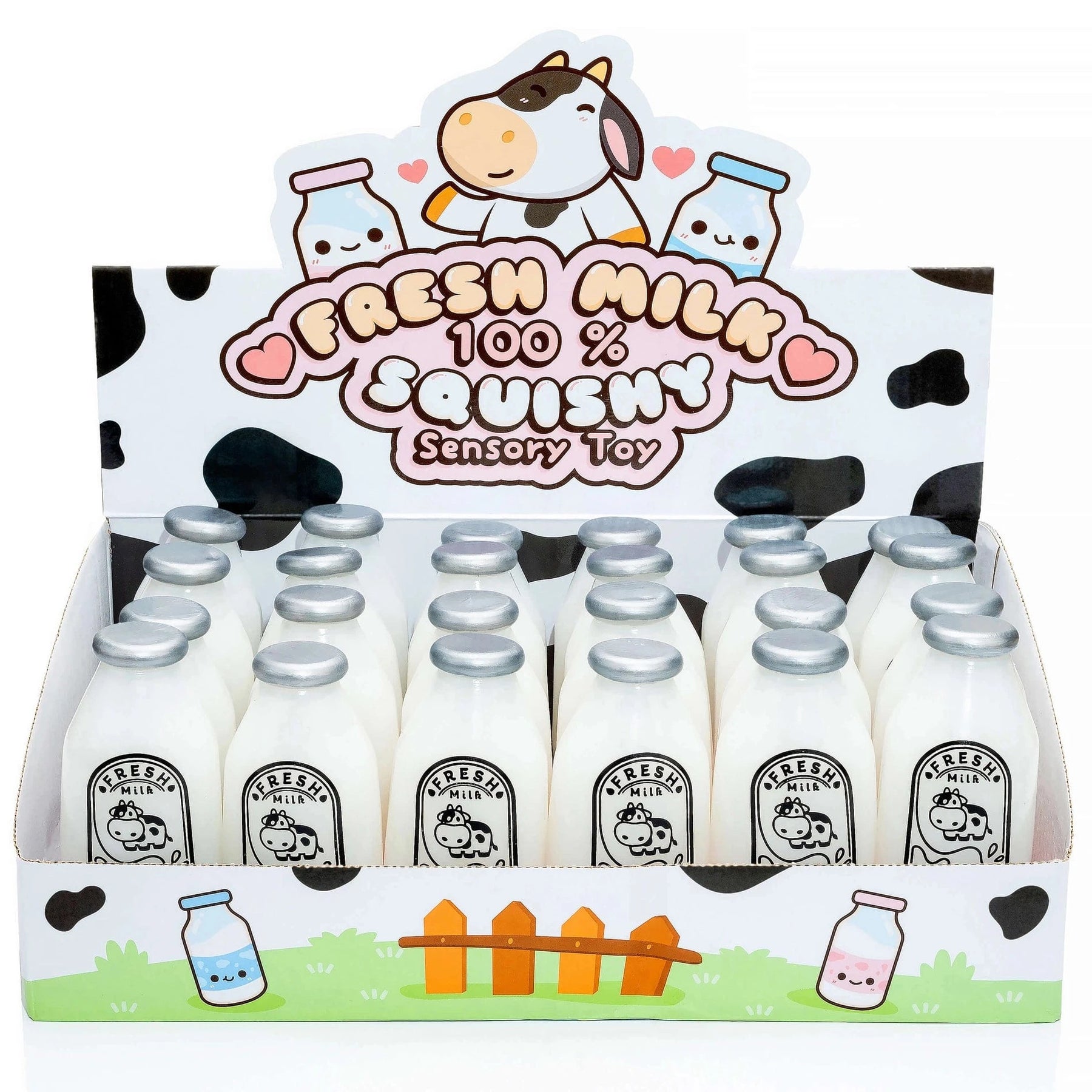 Kawaii Slime Company Toys > Fidget Toys Kawaii Slime: Sensory Toy - Fresh Milk Squishy 810154370641 FREMILSQU_9647