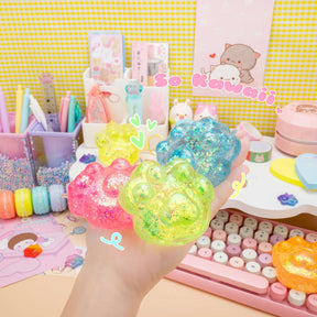 Kawaii Slime Company Toys Gummy Kitty Paws Squishy Sensory Toy (12pcs/case) 810154370047 GUMKITPAW_9489