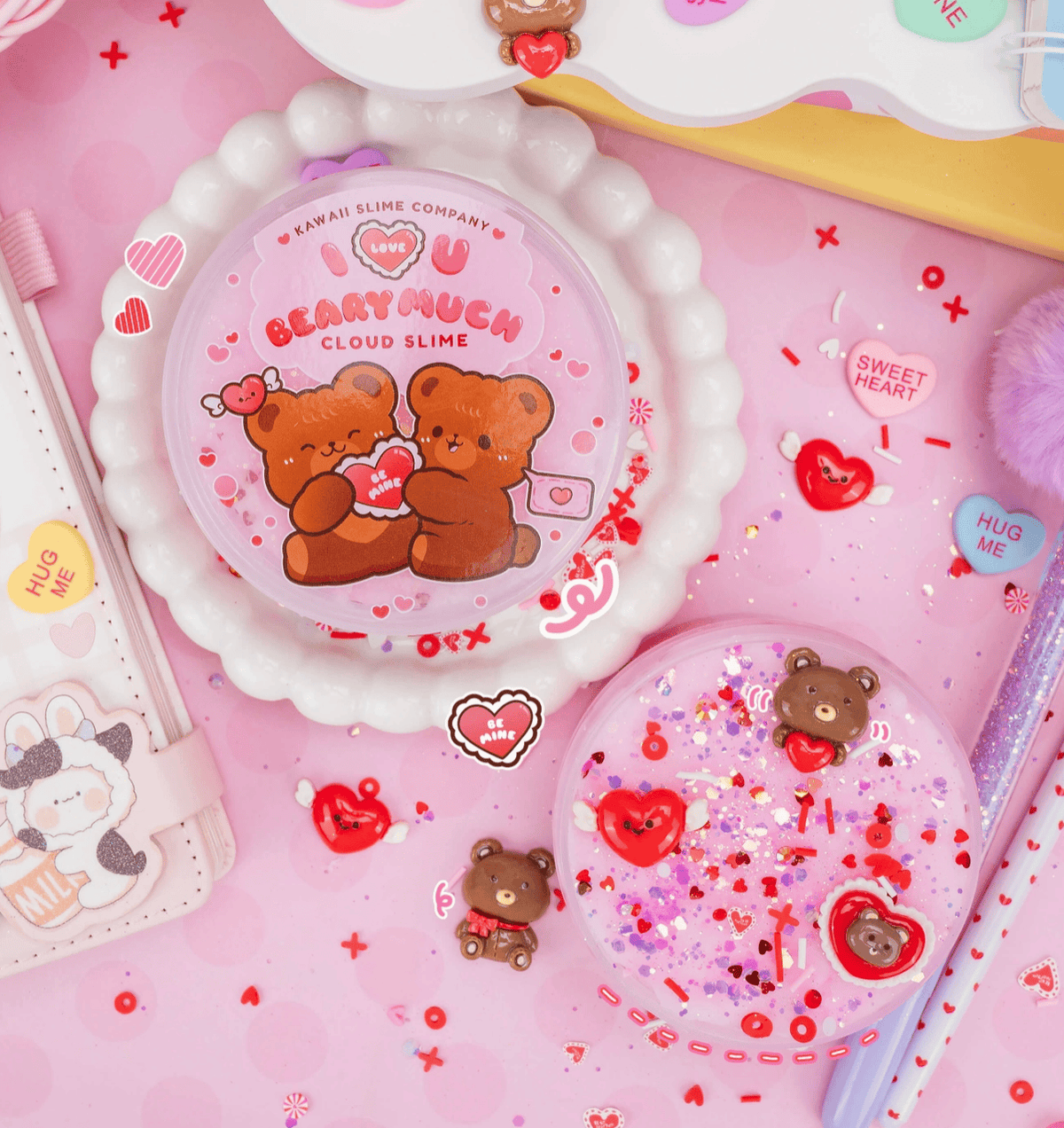 Kawaii Slime Company Toys I Love You Beary Much Cloud Signature Dome Slime 810154373536 ILOVYOU_1377