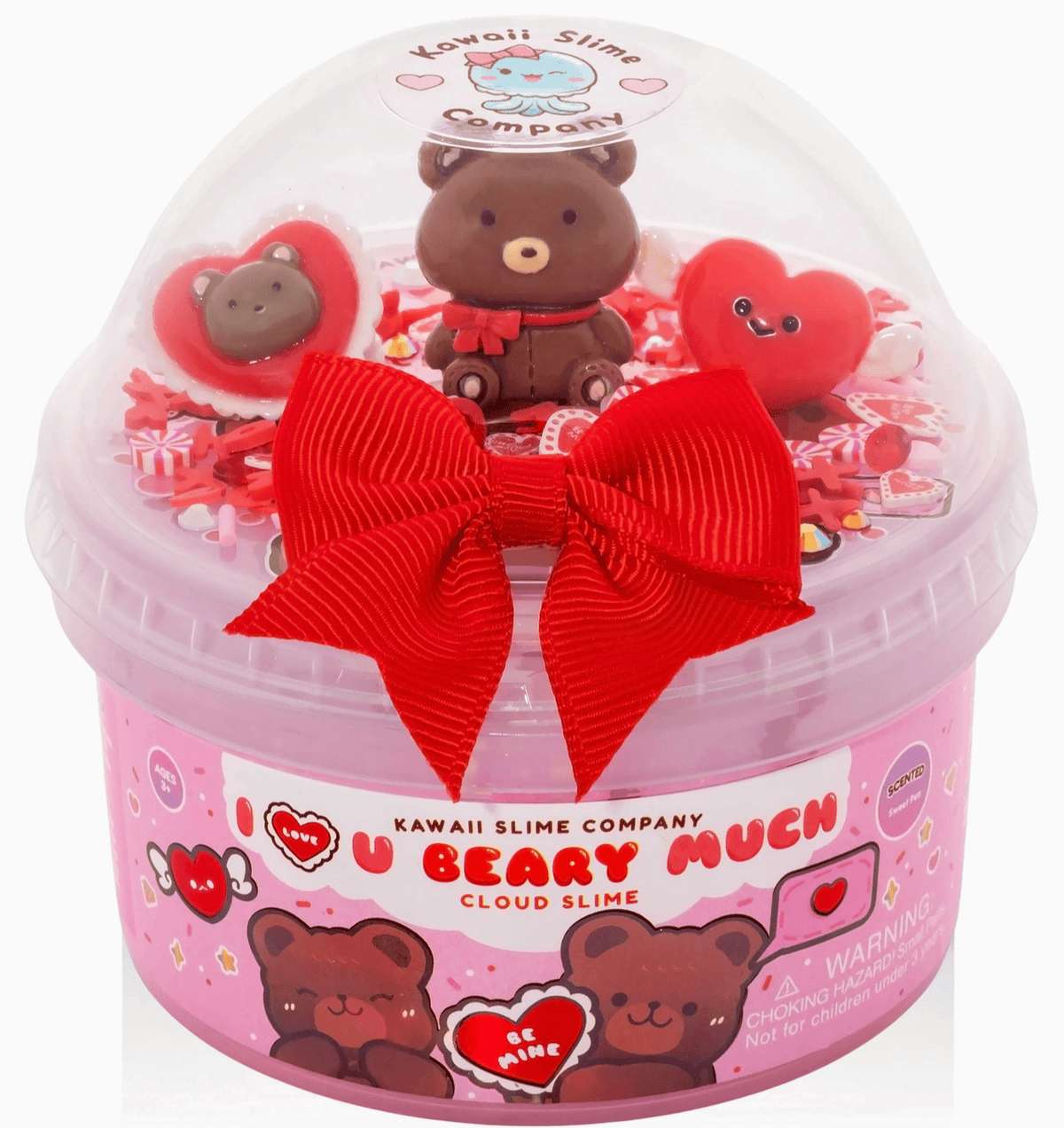 Kawaii Slime Company Toys I Love You Beary Much Cloud Signature Dome Slime 810154373536 ILOVYOU_1377