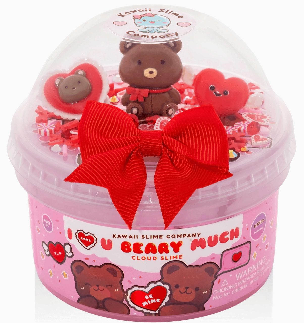 Kawaii Slime Company Toys I Love You Beary Much Cloud Signature Dome Slime 810154373536 ILOVYOU_1377