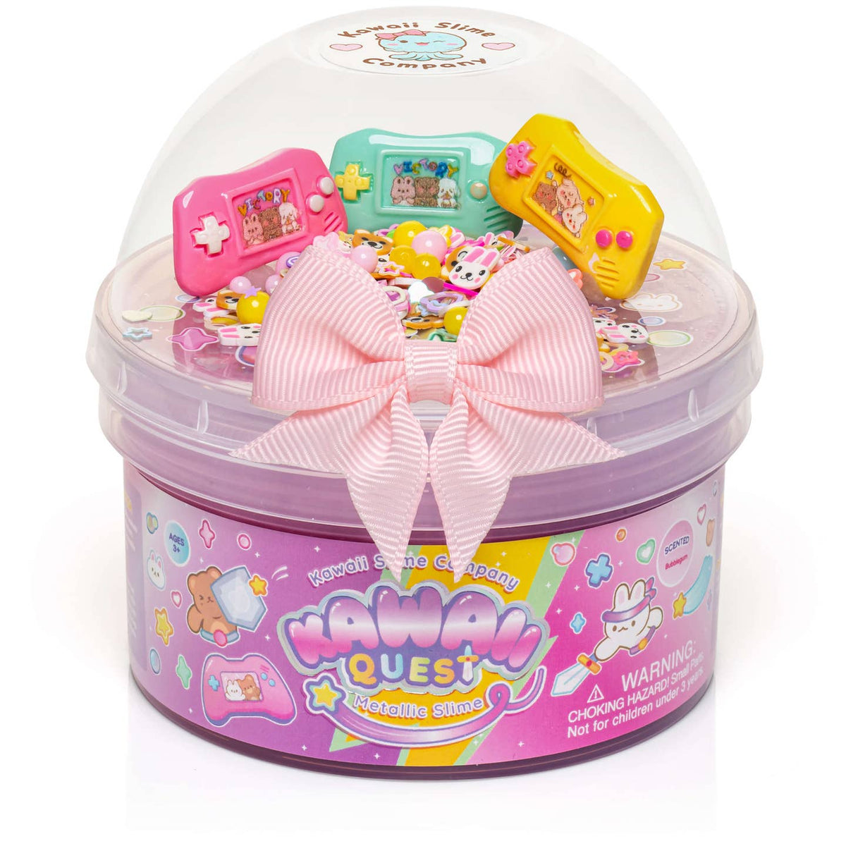Kawaii Slime Company Toys Kawaii Quest Metallic Signature Dome™ Slime 810154374045 KAWQUEMET_1471