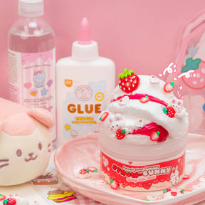 Kawaii Slime Company Toys Straw-Bunny Sponge Cake Cloud Creme Signature Dome™ Slime (4pcs/case) 810154370269 STRSPOCAK_9039